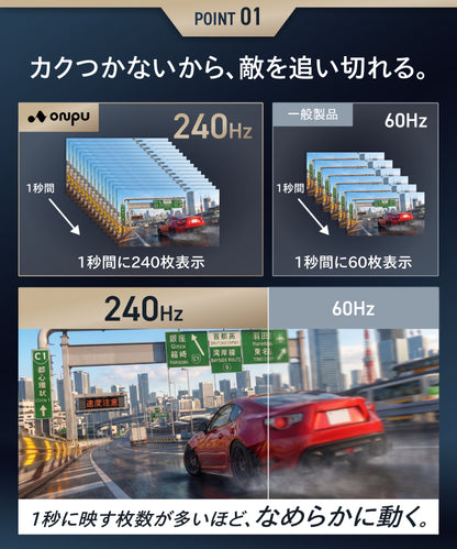 【モニター選びで迷わない 高スペック】ONPU プレミアムビューモニター 23.8インチ｜スピーカー有無 選べる2モデル