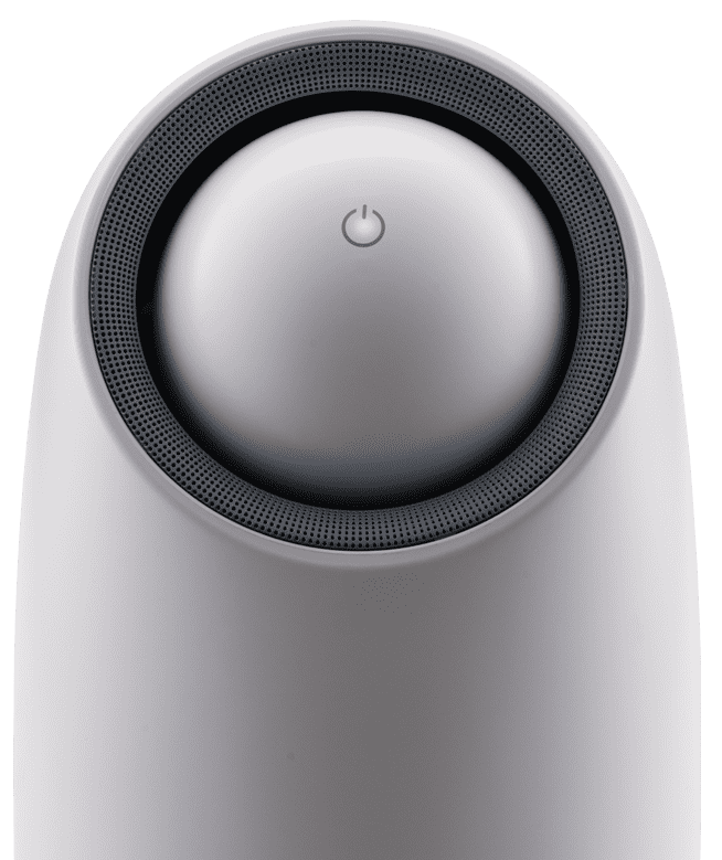 onpuのにこタッチ空気清浄機のモニター部分