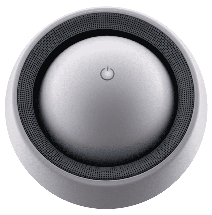 onpuのにこタッチ空気清浄機の電源ボタン