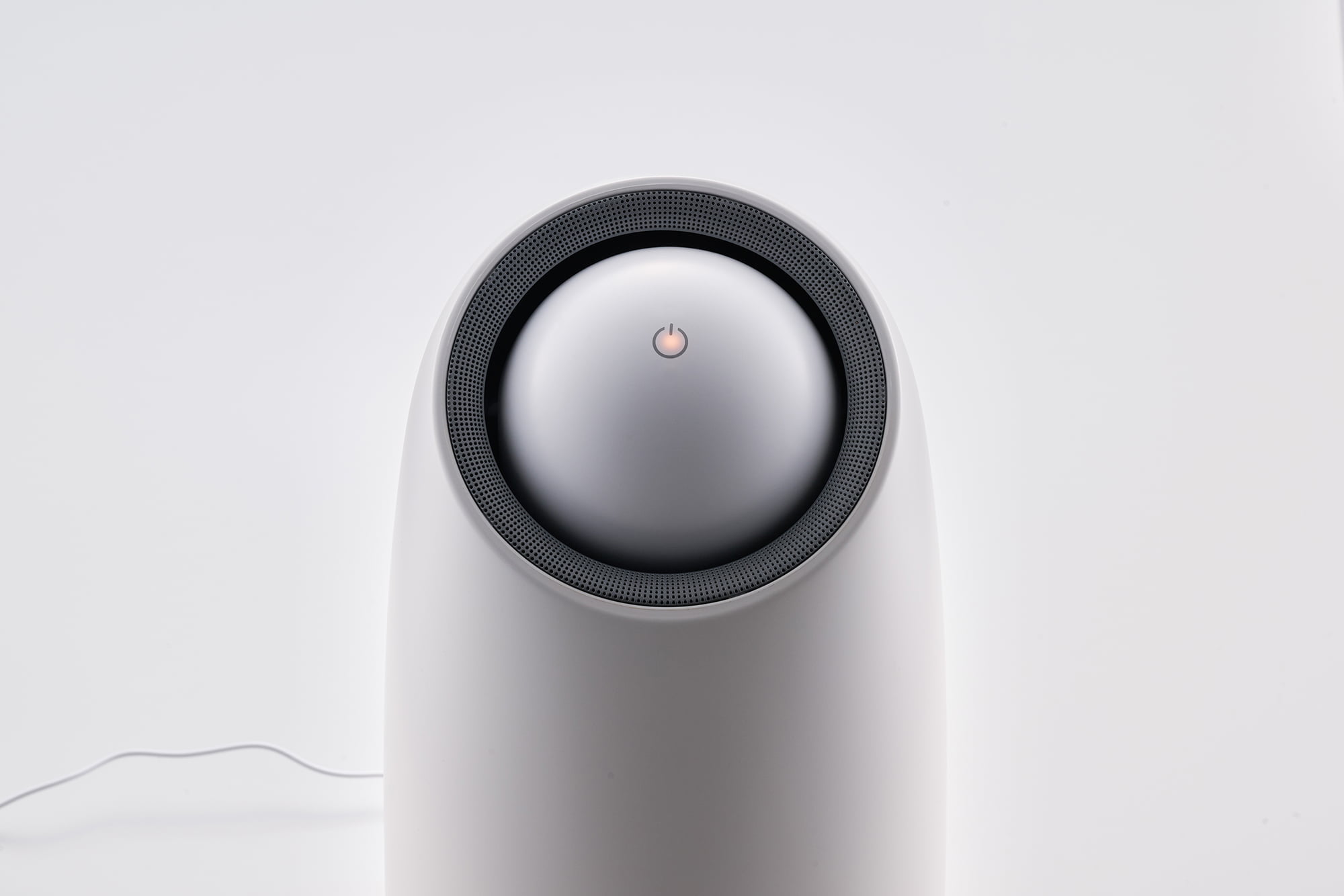 onpuのにこタッチ空気清浄機の電源ボタン