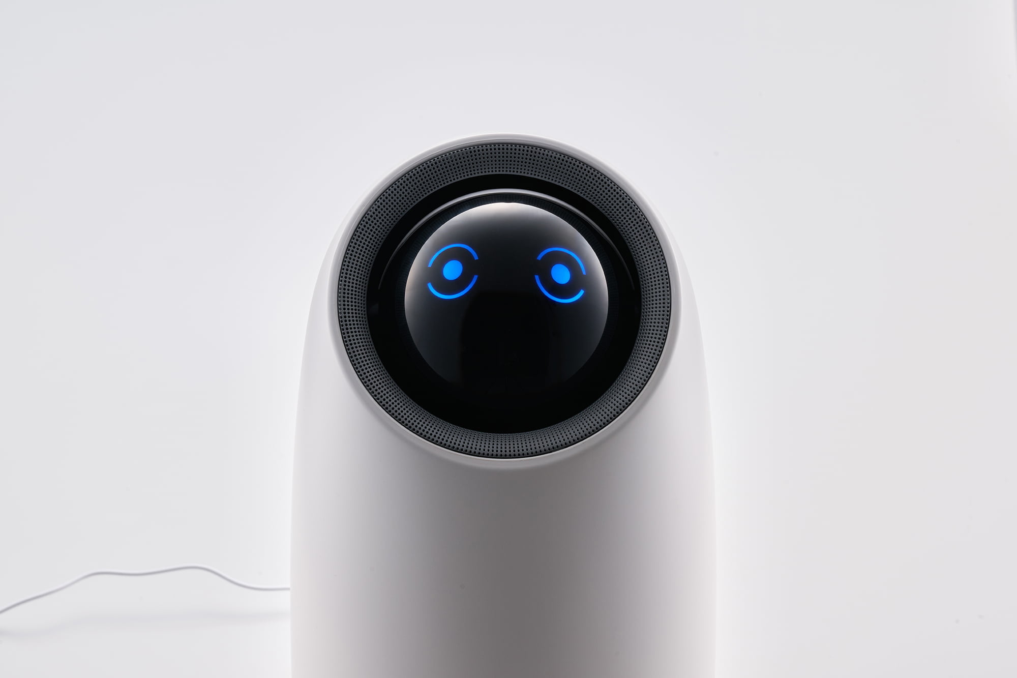 onpuのにこタッチ空気清浄機のフィルター交換時のAI表情