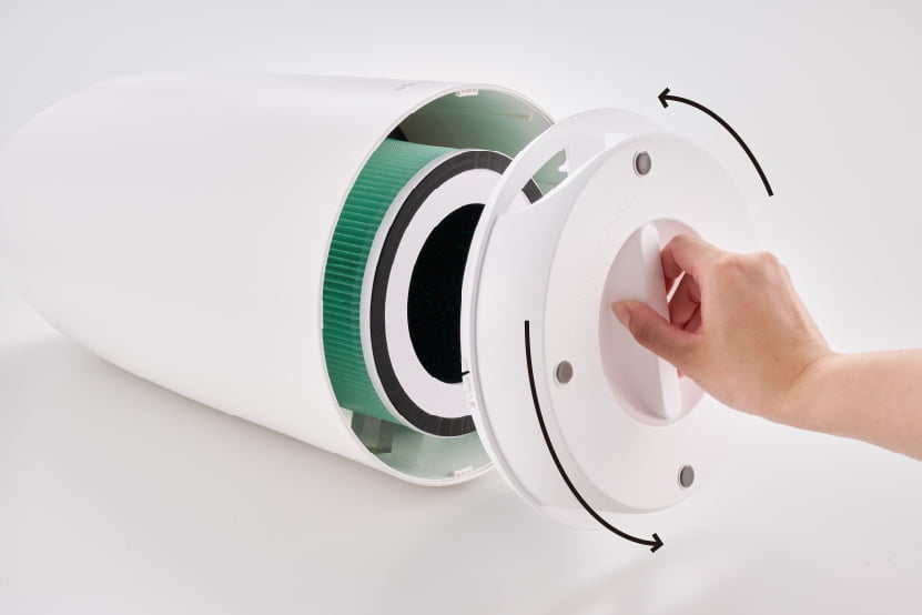 onpuのにこタッチ空気清浄機のフィルター交換方法ーその1