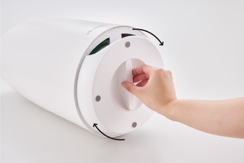 onpuのにこタッチ空気清浄機のフィルター交換方法ーその3